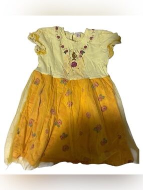 YELLOW PRINCESS DRESS